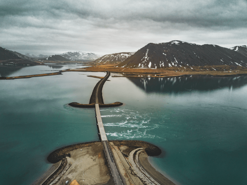 Beautiful road in Sweden