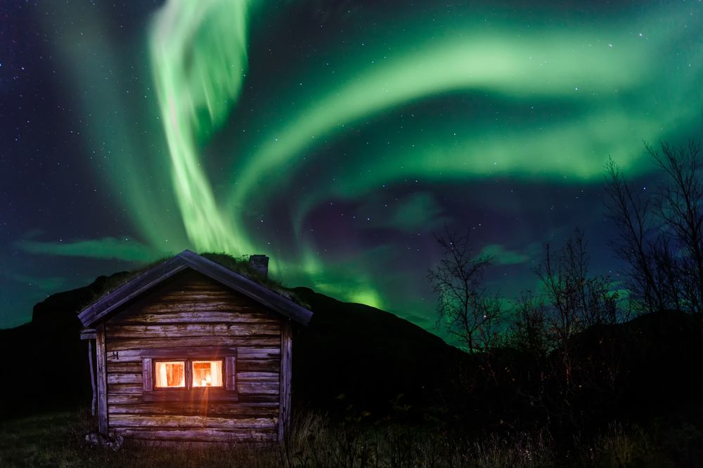 Northern Lights in Sweden in January