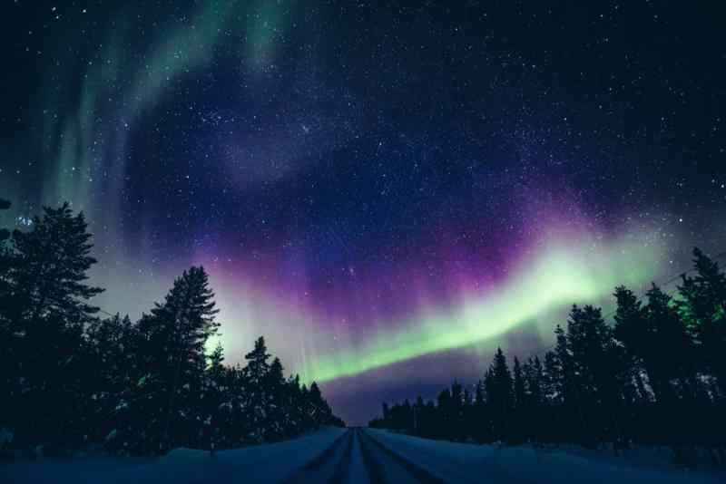 Northern lights in Sweden