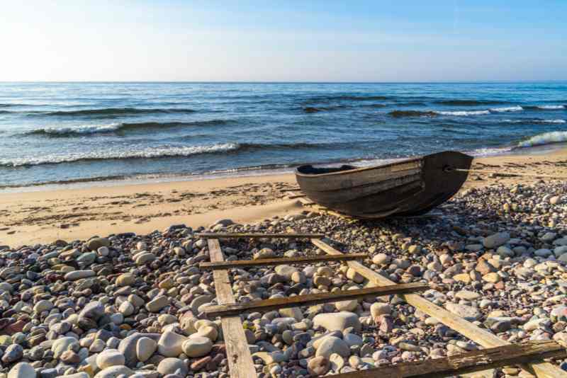 Boda beach in Sweden