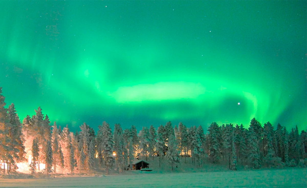 Nordlichter in Schweden