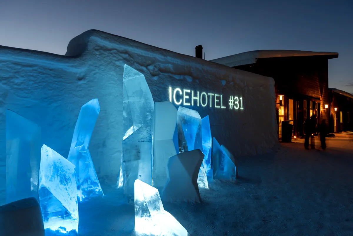 Eishotel in Schweden